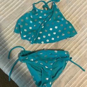 Justice 2 piece swimsuit